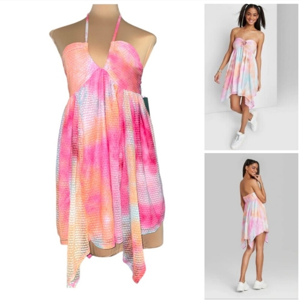NWT Wild Fable Halter Mini Dress, Size L